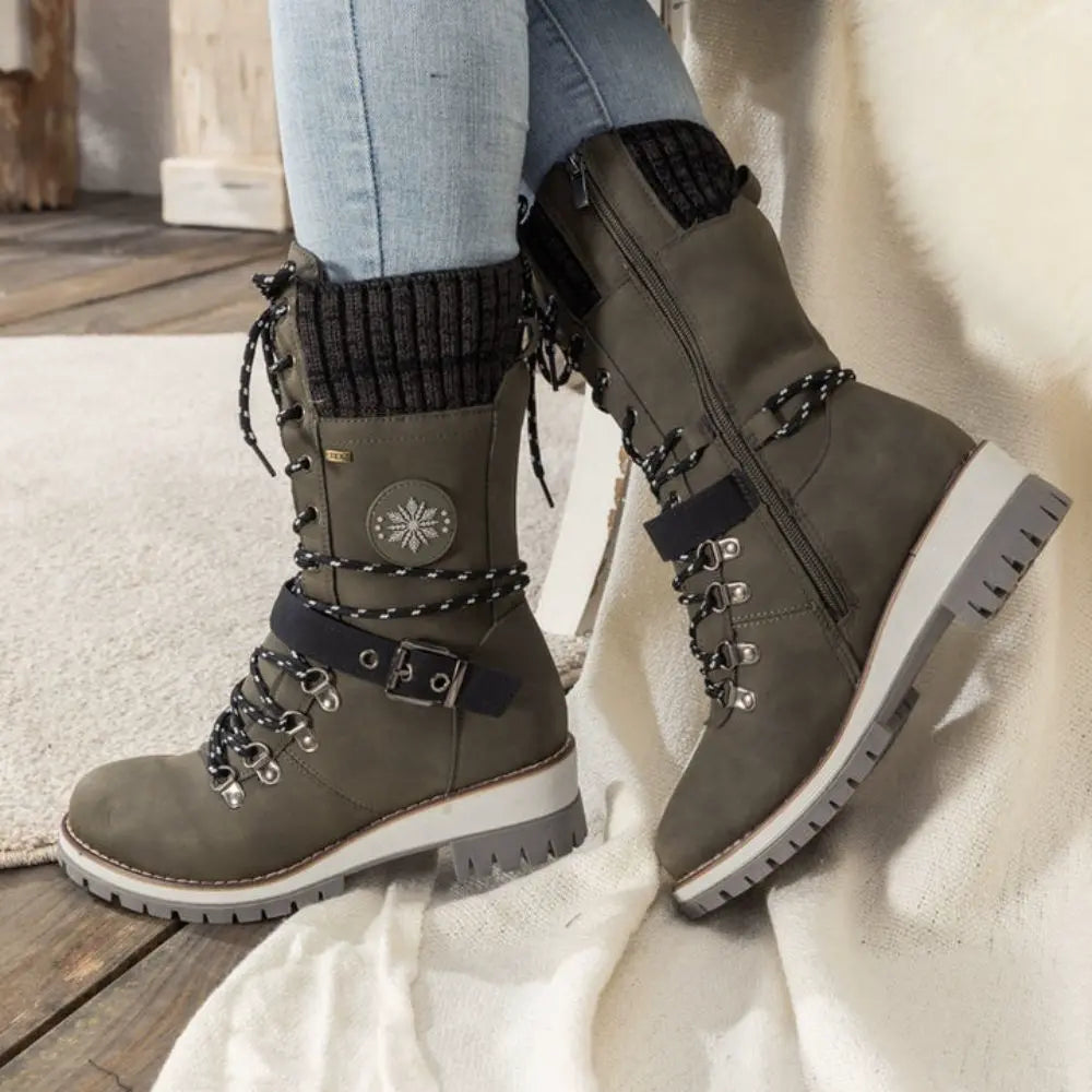 Aurora Winter Lace Up Boots