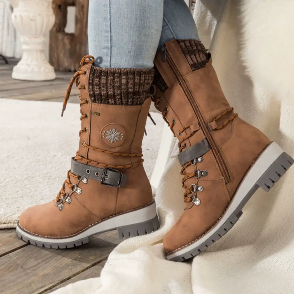 Aurora Winter Lace Up Boots