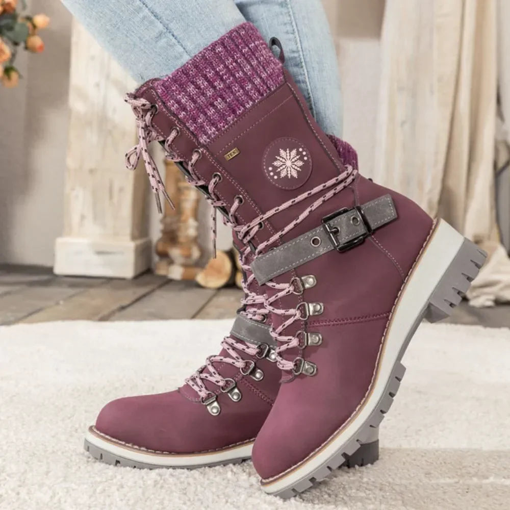 Aurora Winter Lace Up Boots