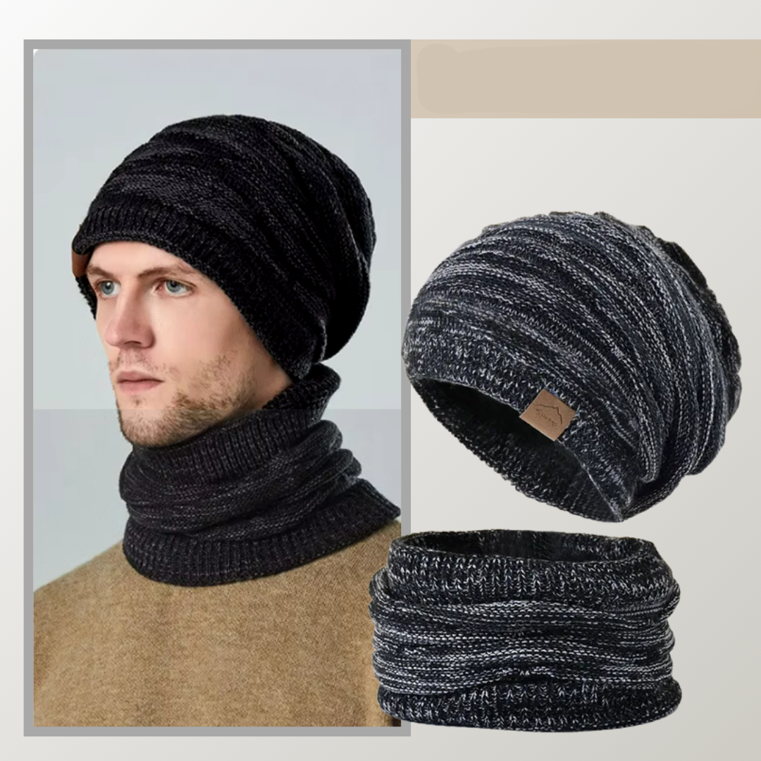 FrostFit Duo – Thermal Winter Hat and Scarf Set - Unisex