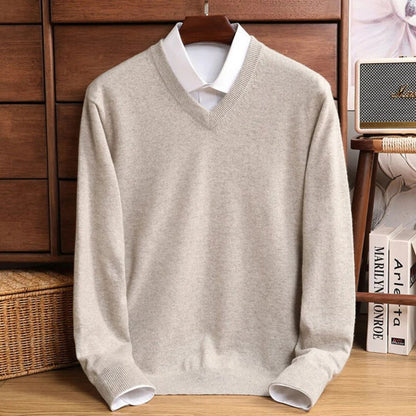 Olympia Merino V Neck Sweater