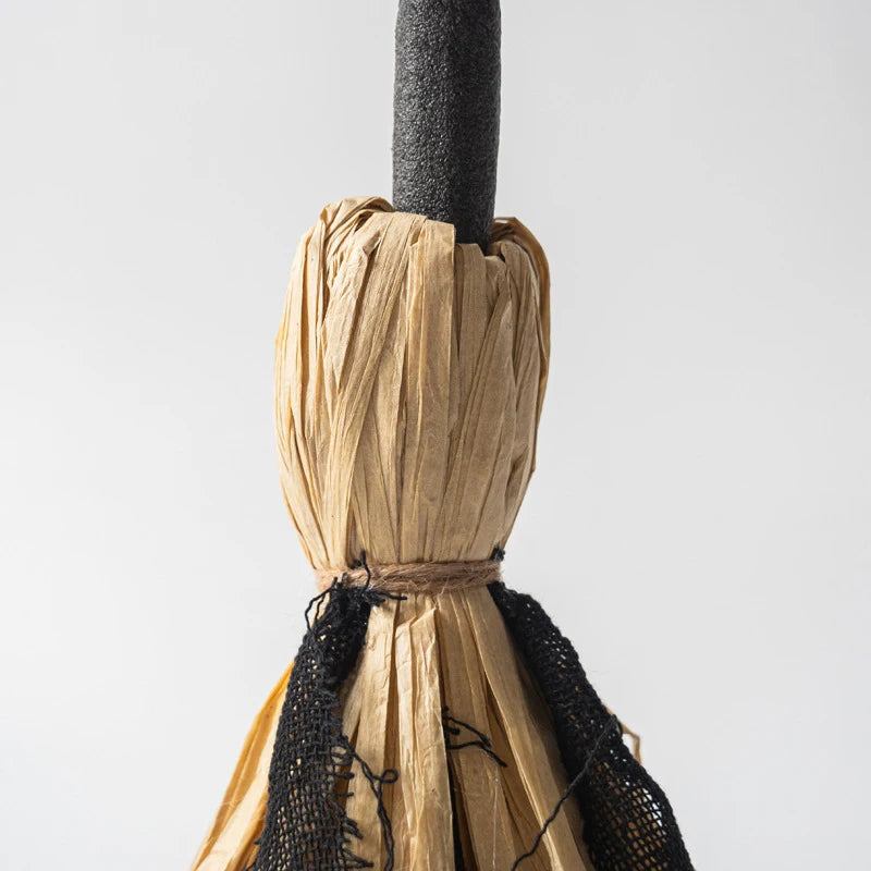 Animated Witch Broomstick Decoration
