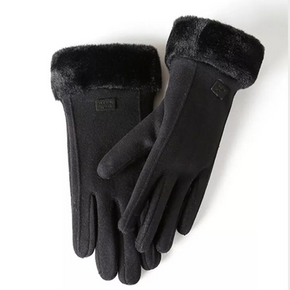 Plush Windproof Touchscreen Gloves