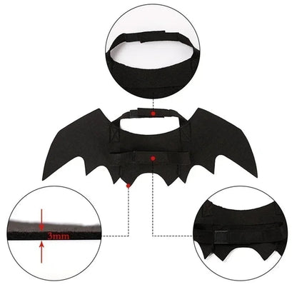 Bat Wing Halloween Costume for Cats and Small Pets