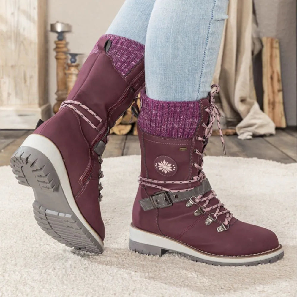 Aurora Winter Lace Up Boots