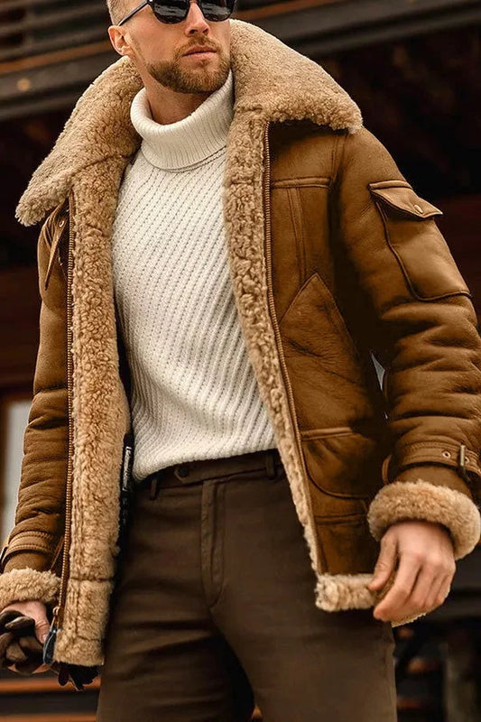 Amalfi Thick Faux Leather Jacket - Members VIP