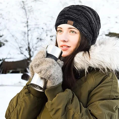 FrostFit Duo – Thermal Winter Hat and Scarf Set - Unisex