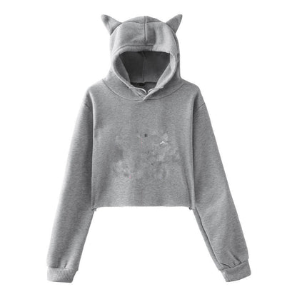 Elara Soft Cropped Hoodie