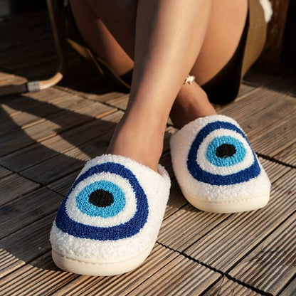 Mykonos Plush Slippers