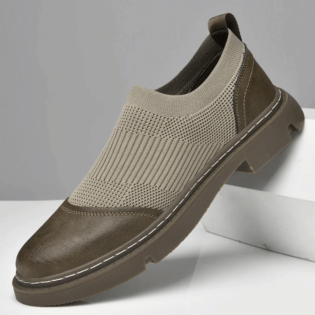 Oslo Leather Mesh Shoes