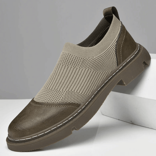 Oslo Leather Mesh Shoes
