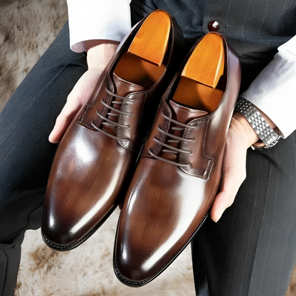 Alvaro Genuine Leather Dress Shoes - Members