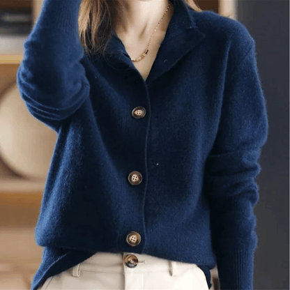 Camille Luxe Knit Button Cardigan
