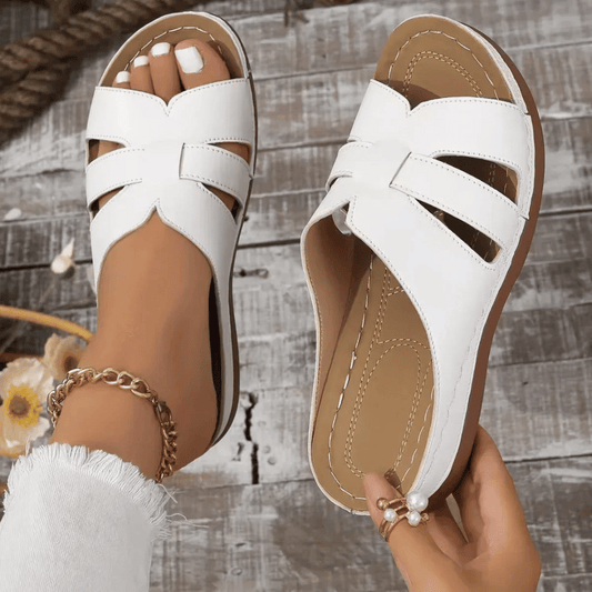 Adrianna Comfort Slip On Sandals