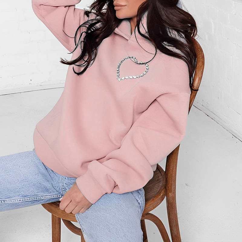 Serene Heart Lounge Hoodie