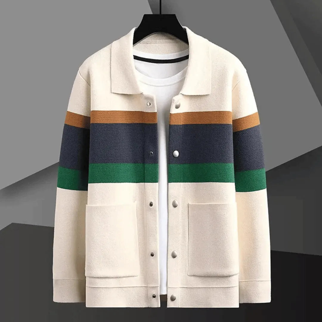 Marino Jacquard Cardigan
