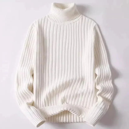 Valerio Ribbed Knit Turtleneck Sweater