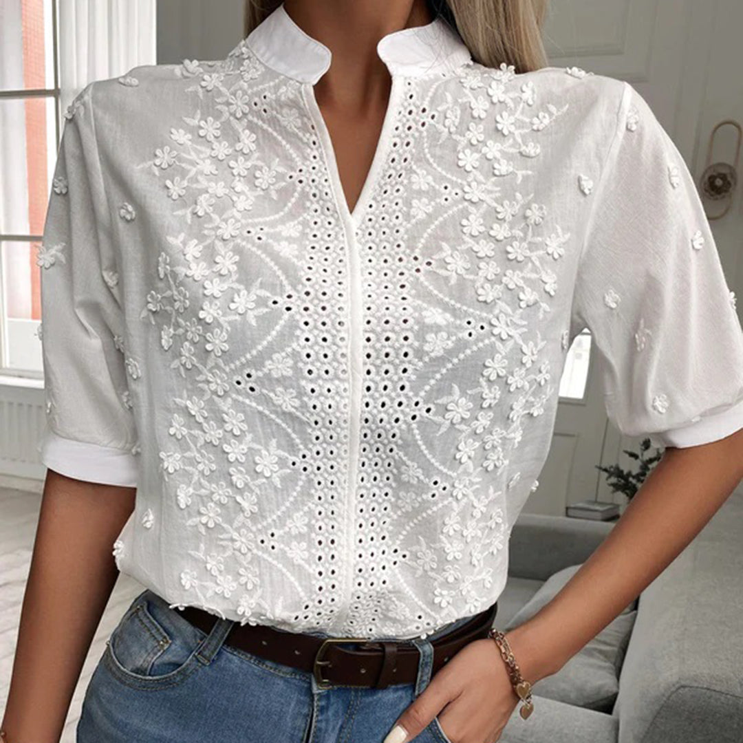 Clara Embroidered Blouse