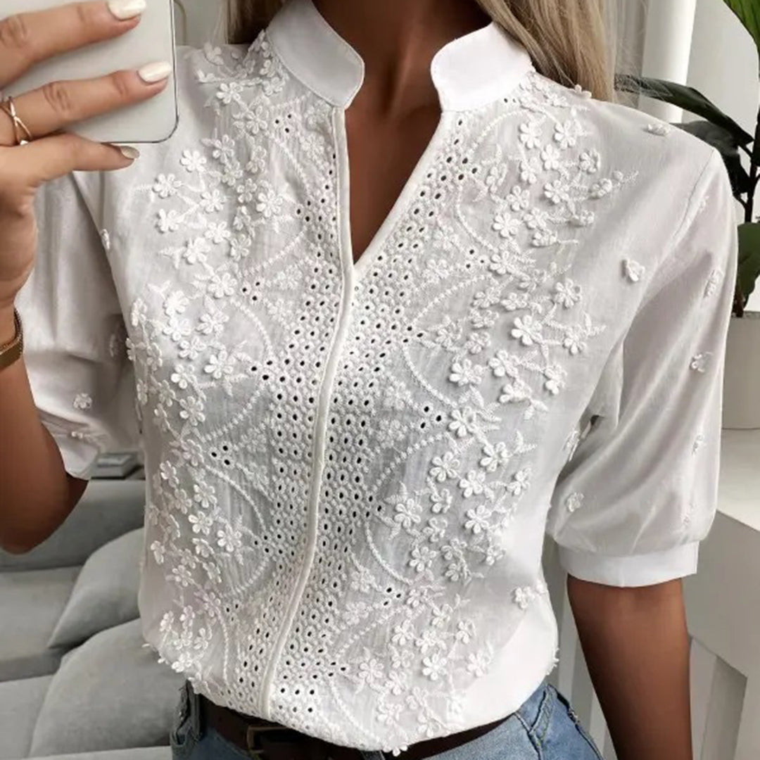 Clara Embroidered Blouse