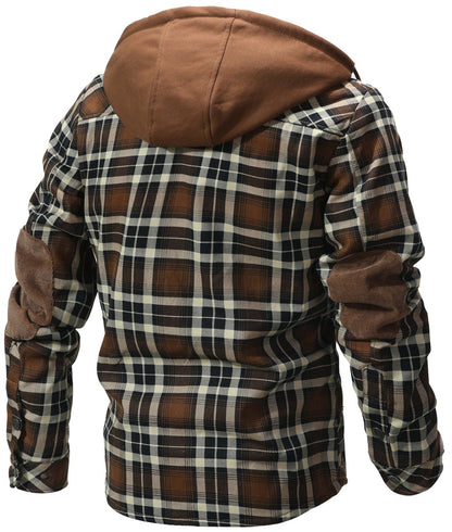 Hudson Hooded Flannel Jacket