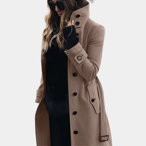 Valencia Double Breasted Belted Trench Coat