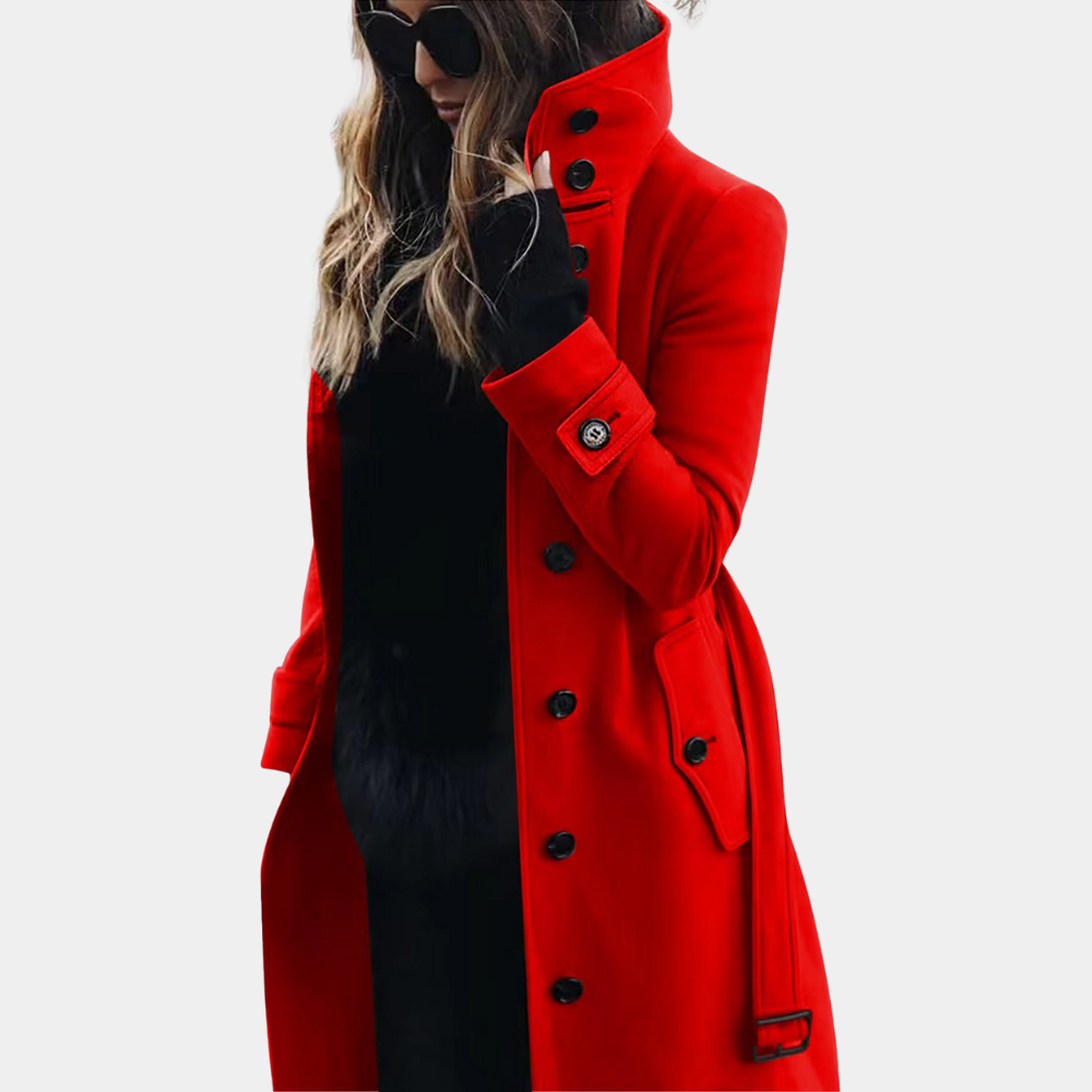 Valencia Double Breasted Belted Trench Coat