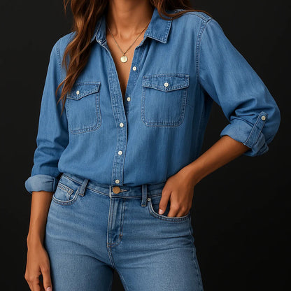 Denim Button Down