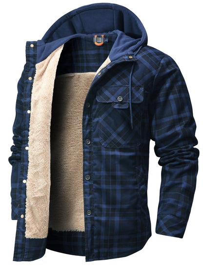 Hudson Hooded Flannel Jacket
