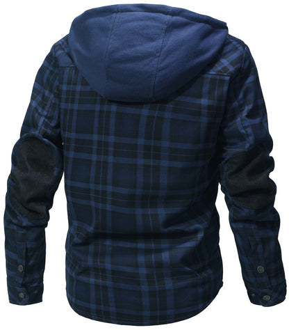 Hudson Hooded Flannel Jacket