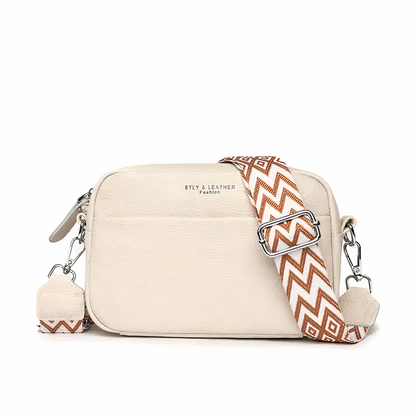 ChicZag - Rectangular leather crossbody bag