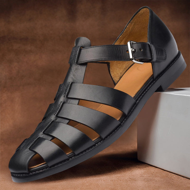 Cefalù Leather Fisherman Sandals
