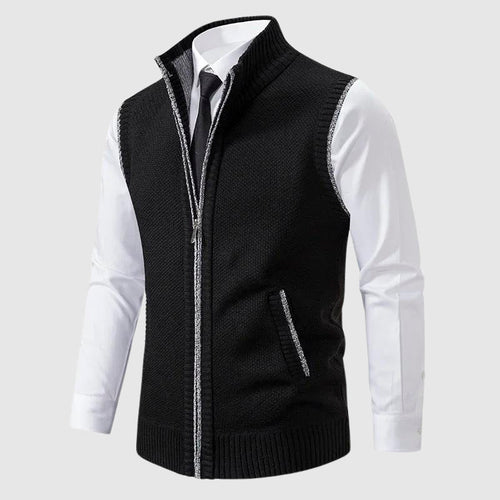 Monaco Zip Up Sweater Vest