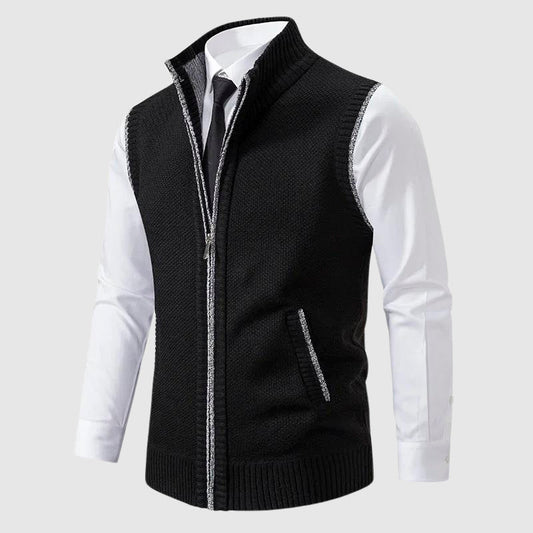 Monaco Zip Up Sweater Vest