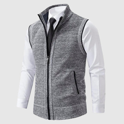 Monaco Zip Up Sweater Vest