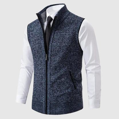 Monaco Zip Up Sweater Vest