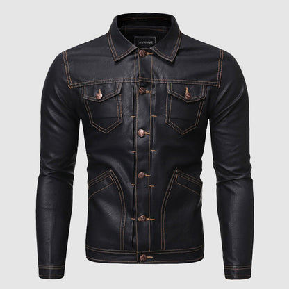 Rivington Vintage Biker Leather Jacket