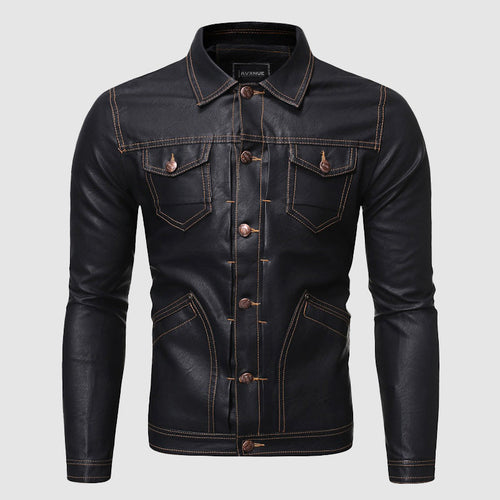 Rivington Vintage Biker Leather Jacket