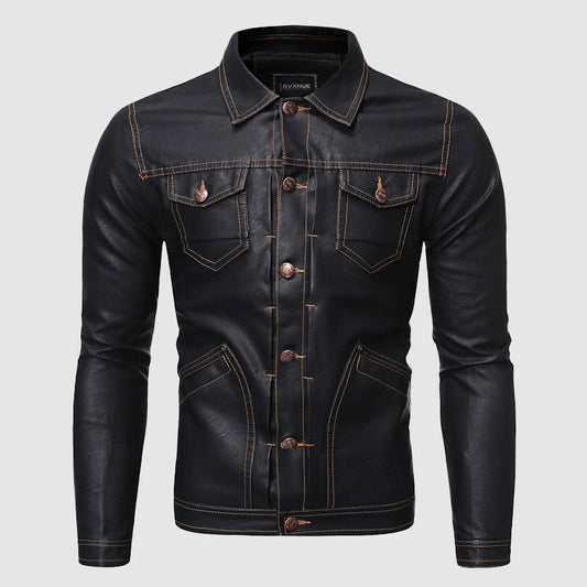Rivington Vintage Biker Leather Jacket