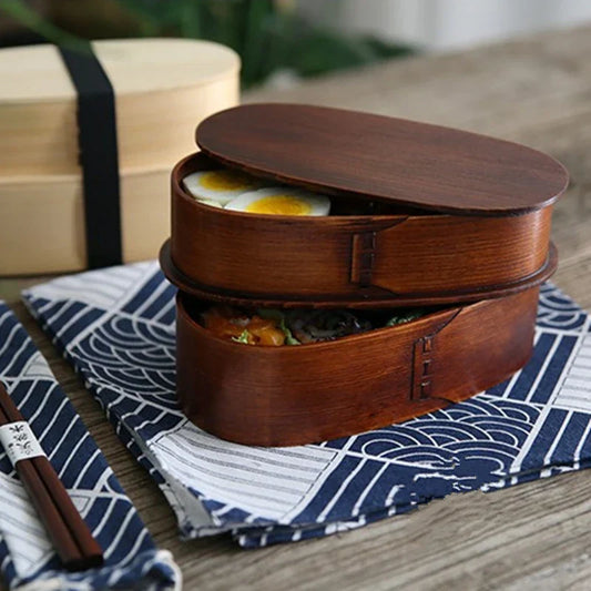 Wooden Bento Lunch Box