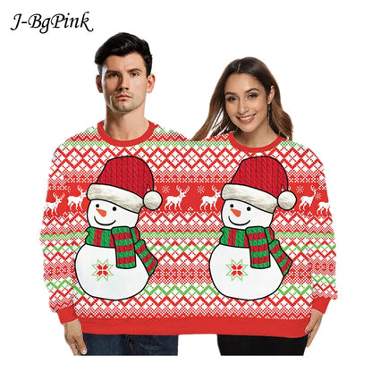 Couples’ Holiday Knit Sweater Set