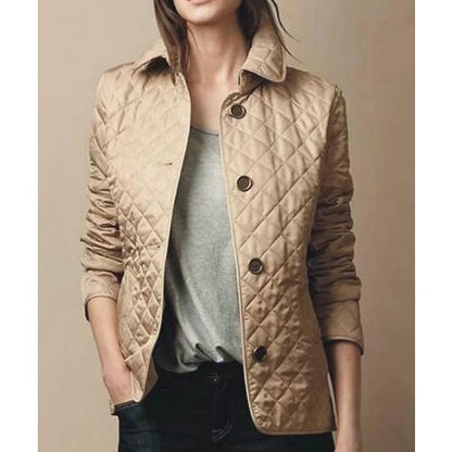 Emilia Quilted Button Up Jacket