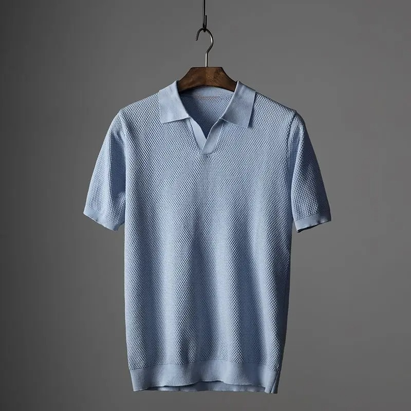 Rowen Knit Collar Polo