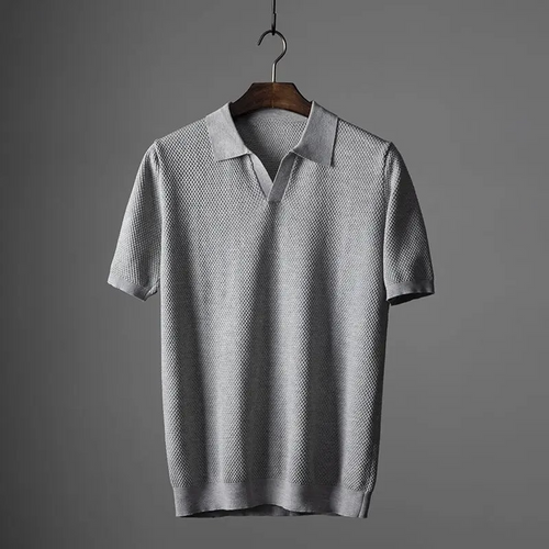 Rowen Knit Collar Polo