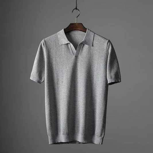 Rowen Knit Collar Polo