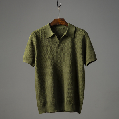 Rowen Knit Collar Polo