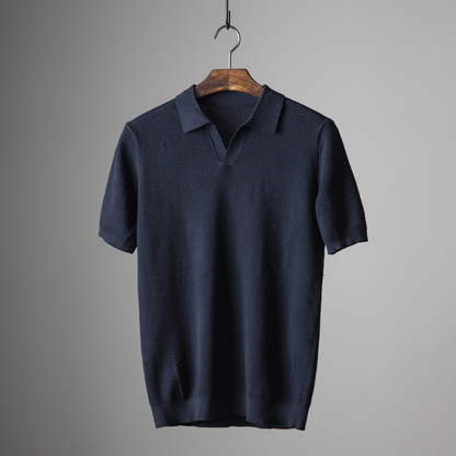 Rowen Knit Collar Polo