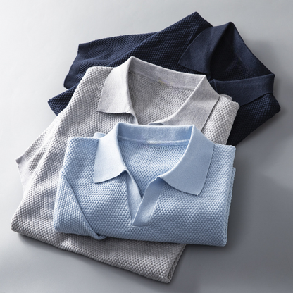 Rowen Knit Collar Polo