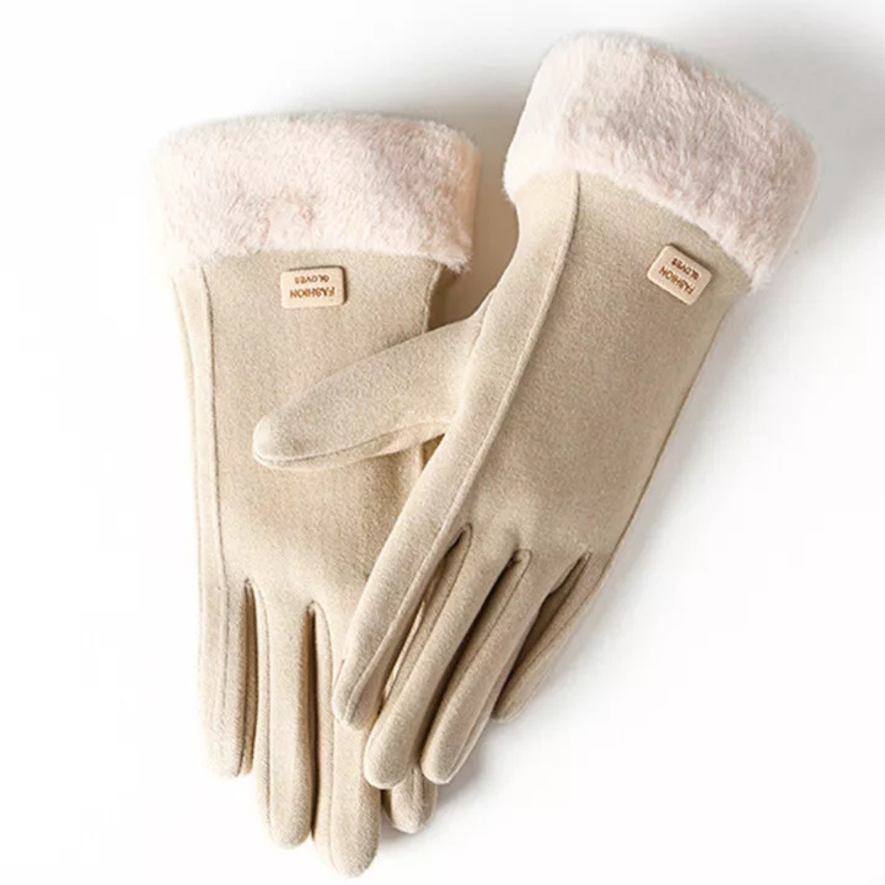 Plush Windproof Touchscreen Gloves