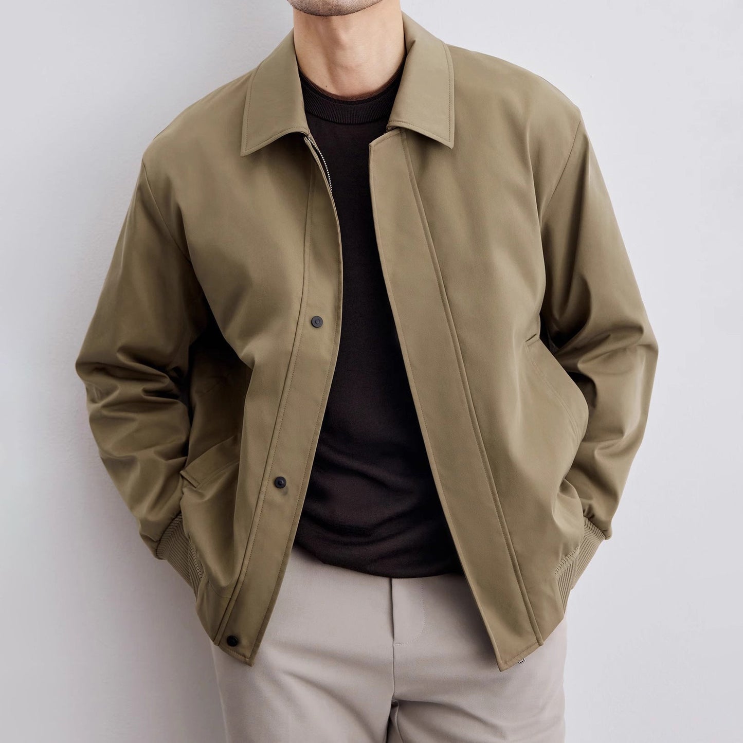 Men’s Casual Waterproof Bomber Jacket