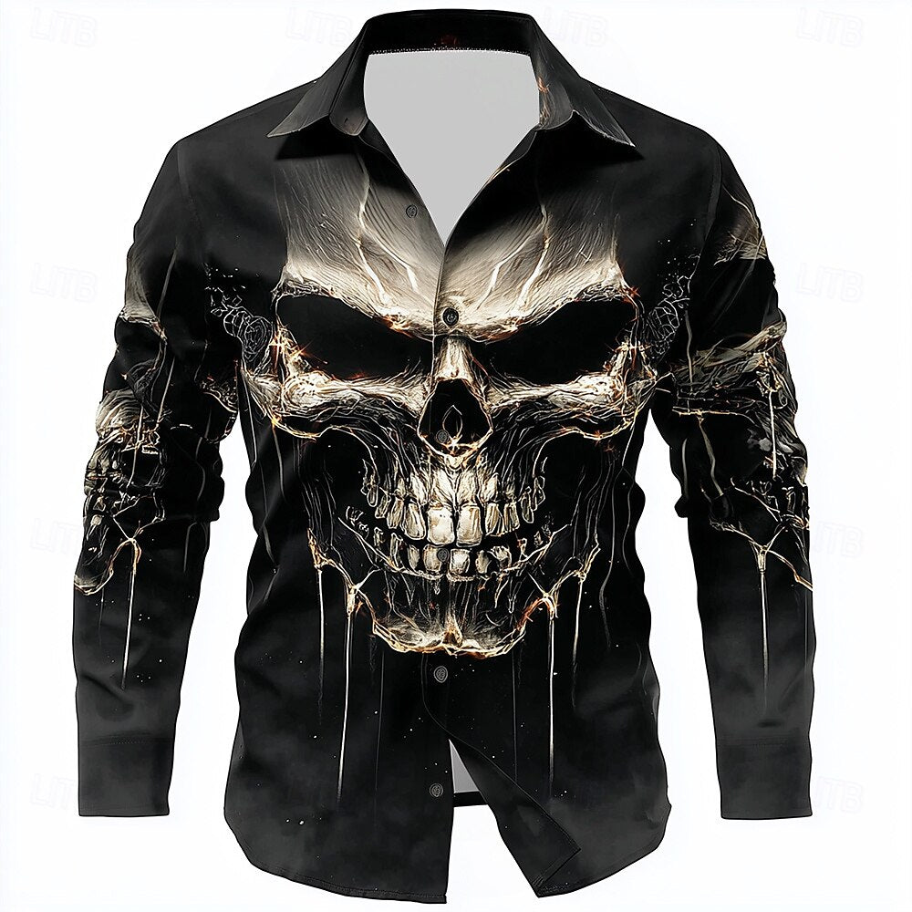 Blackwell Skull Print Shirt